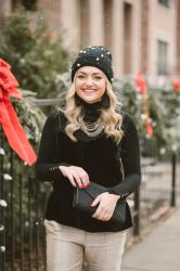 Repeat Offenders: Pearl Beanie + Velvet Cami