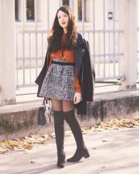 over-the-knee boots / chic and classy