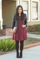 Go-To Combo for Dressing Up Almost Anything + Maroon Dress Back in Stock for $14