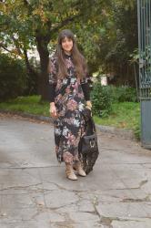 Floral Maxi Dess and Susannas