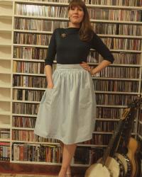 Vintage Sewing: Clemence Skirt from Love at First Stitch