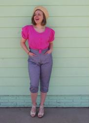 high waisted capris