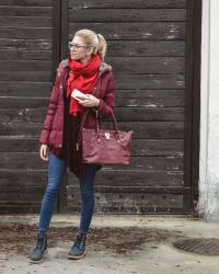 21.01.2017 - OOTD | BORDO I OKULARY JAKO UZUPEŁNIENIE STYLIZACJI