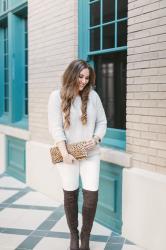 How to Wear Winter White Jeans