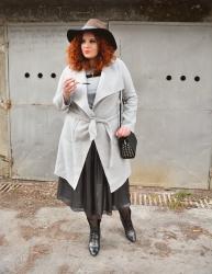 Grey Coat and SIlver Boots 