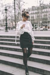 LACE-UP SKIRT & TOP