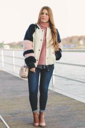 FUR BOMBER JACKET