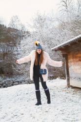 Come vestirsi per andare sulla neve: il mio look con pelliccia ecologica!