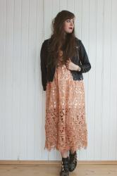 Going out: Maxi lace dress