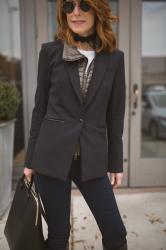 VERONICA BEARD BLACK BLAZER