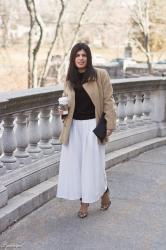 White Culottes in the Winter