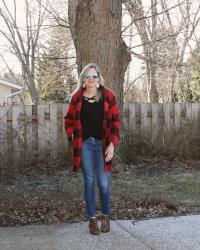 Buffalo Plaid Coat & TFF Linkup