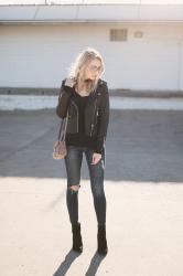 Faux Leather Jacket