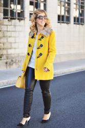 Yellow coat