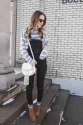Styling Overalls for Winter 