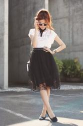 Polka Dots Tulle Skirt