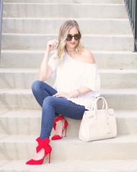 jeans + a white tee