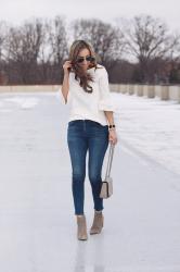 Flutter Sleeves + Favorite Jeans