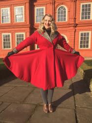 #twirlywintercoatcollab with Butterick 5824