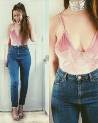 Pink Velvet & Denim