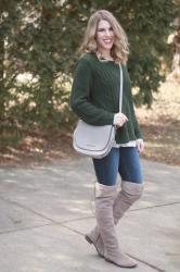 Oversized Green Sweater