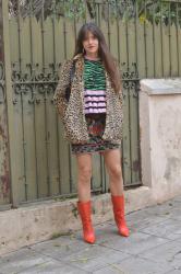 It's almost Spring! ♥ Leo, Stripes and Flowers ♥ Riot of Prints and Colors Outfit