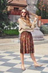 FALDA MIDI VINTAGE