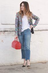 J.Crew Sequin Blazer & Louis Vuitton 