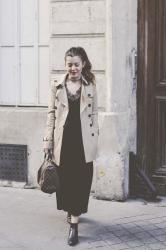 Burberry trench – Elodie in Paris