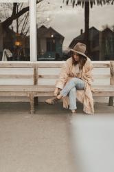 Pink Fringe Cardigan Jacket