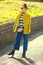 Colourful Stripes & Cropped Wide Leg Jeans (& #Passion4Fashion Linkup)
