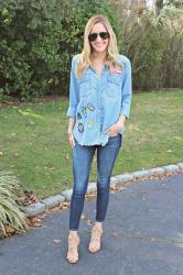 PATCHED DENIM + LINK UP + GIVEAWAY