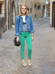 Green pants