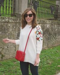 Floral Embroidered Jumper