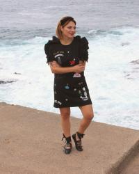 FRILL AND PATCHES DRESS/VESTIDOS CON VOLANTES