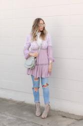 day to date night: tunic top with jeans