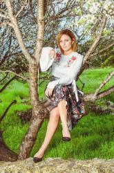 LOOK CON ESTAMPADO FLORAL