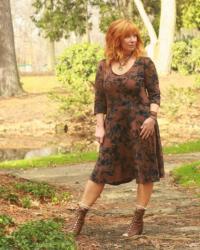 Floral Print Dress & Peep Toe Booties: The Vortex of Cynicism