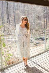 Pinstripe Jumpsuit