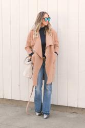 spring layers: wrap coat