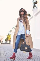 maxi shirt & maxi trench