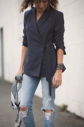 Wrap Blazer