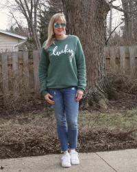 Casual St Patrick's Day Outfit (& TFF Linkup)
