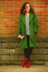 Green Coat of Dreams (& #Passion4Fashion Linkup)