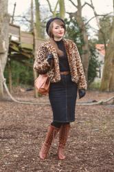 Outfit: snuggly leopard