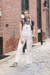 WORN: Vintage Overalls + Checkered Vans in Old City