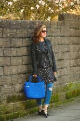 Trend Trial: Layering Dresses Over Jeans ( & #Passion4Fashion LinUp!!)