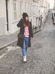 Pink Sweater – Elodie in Paris