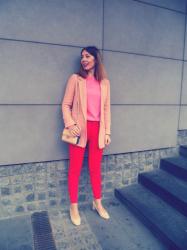 Pink blazer