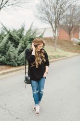 The Perfect Pair of Velvet Booties